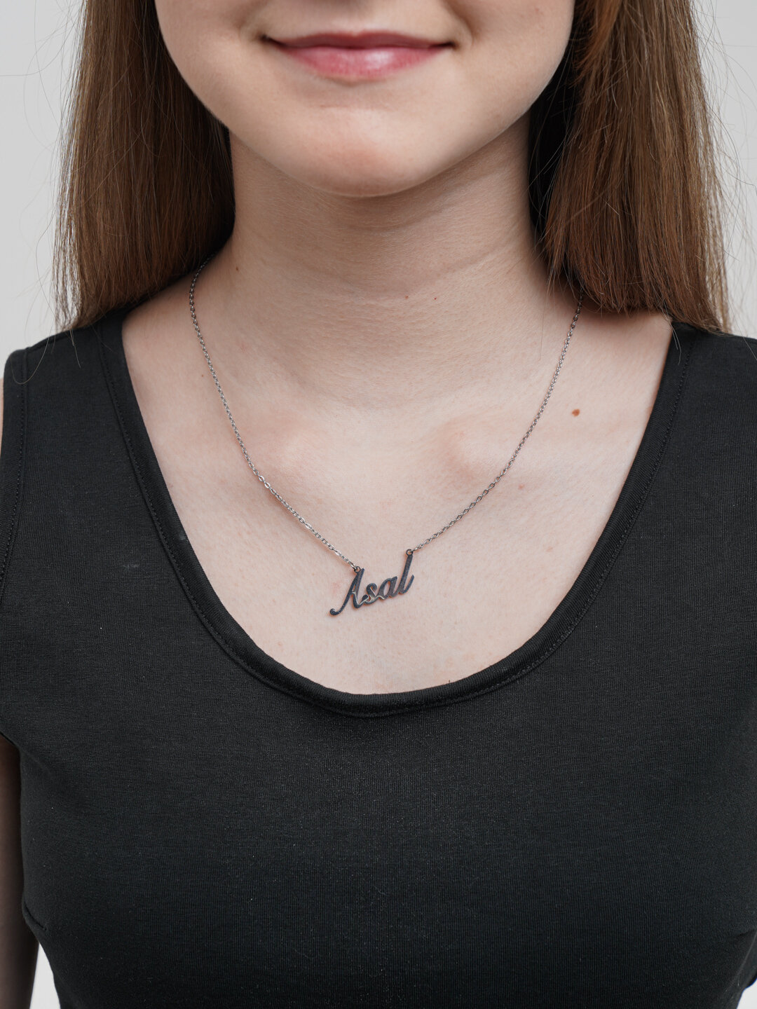 Цепь, 1 шт., длина 50 см, серебряный — фото 1