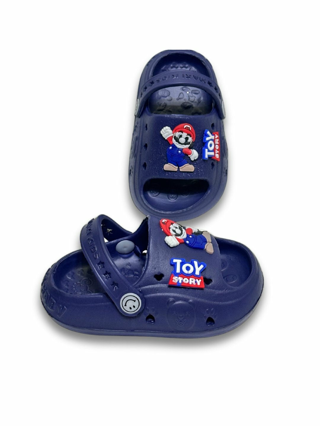 Шлёпанцы, размер 21-22, синий — фото 1