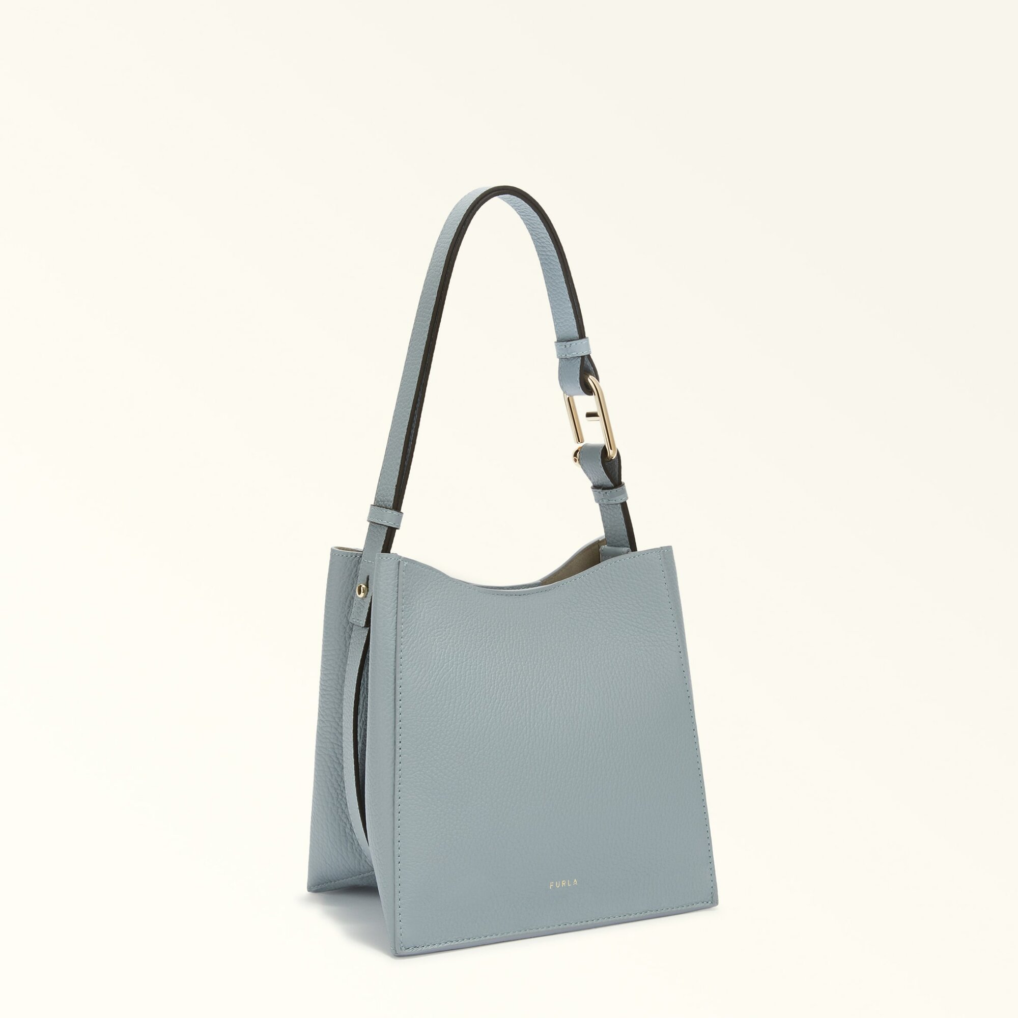 Сумка торба FURLA FURLA NUVOLA MINI BUCKET BAG 20, голубой — фото 1