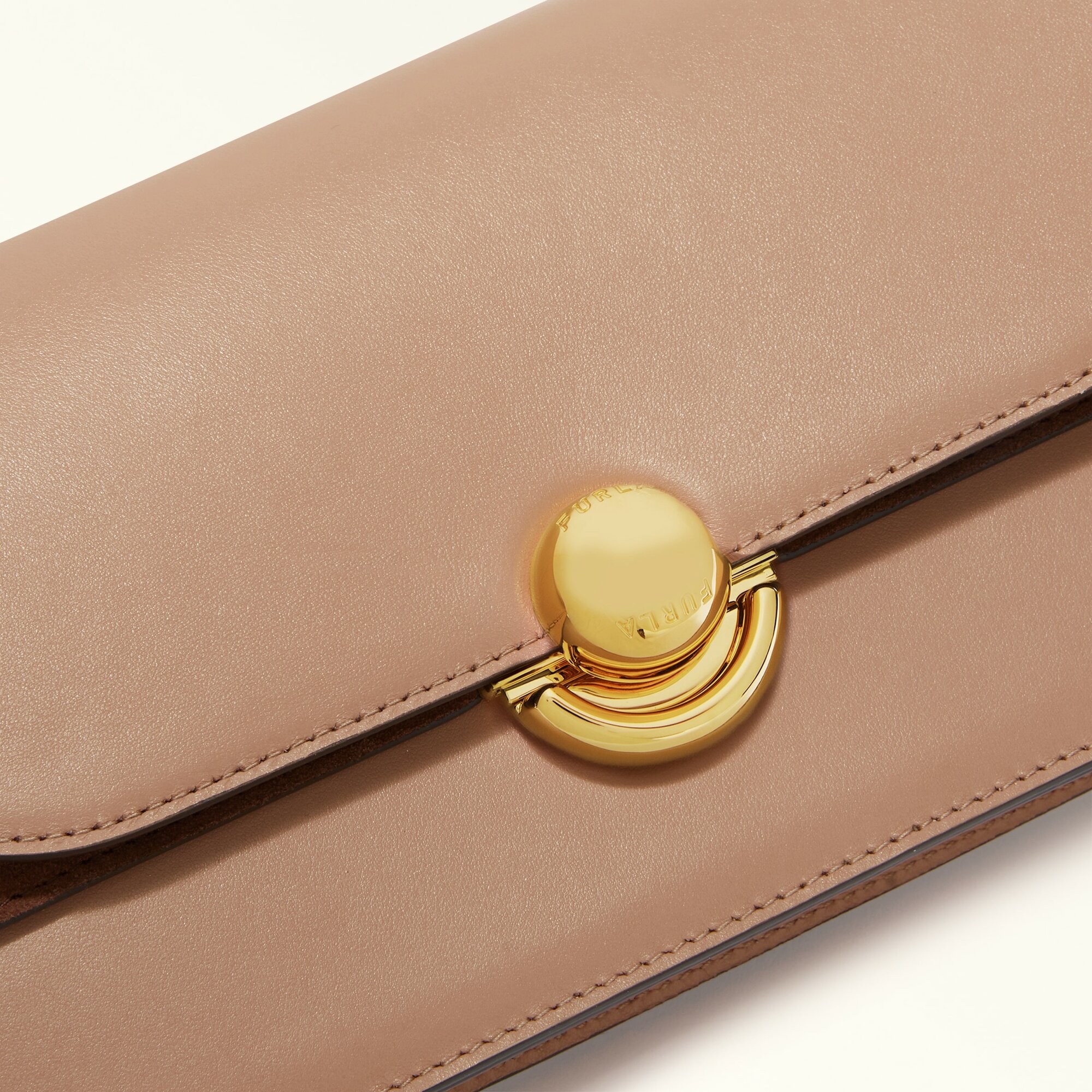 Сумка кросс-боди FURLA FURLA SFERA S CROSSBODY, фактура гладкая, бежевый — фото 1