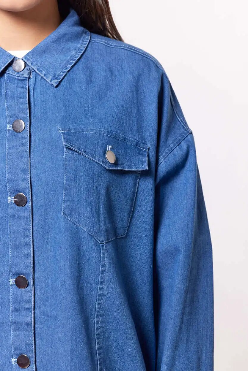 Рубашка Selfie, размер S, cиний — фото 1