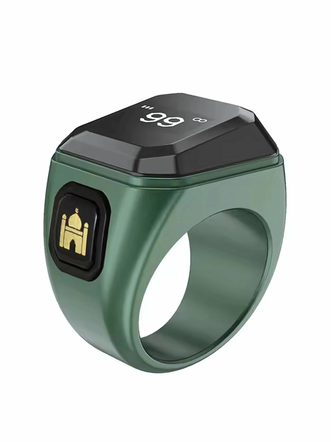 Умное кольцо iQibla Smart Zikr,22 OLED, Bluetooth 5.1, цвет зеленый