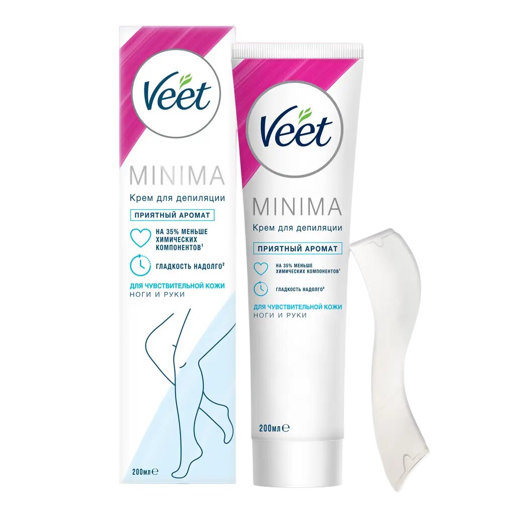 Veet Minima Крем для депиляции для чувствительной кожи туба 200 мл 1 шт