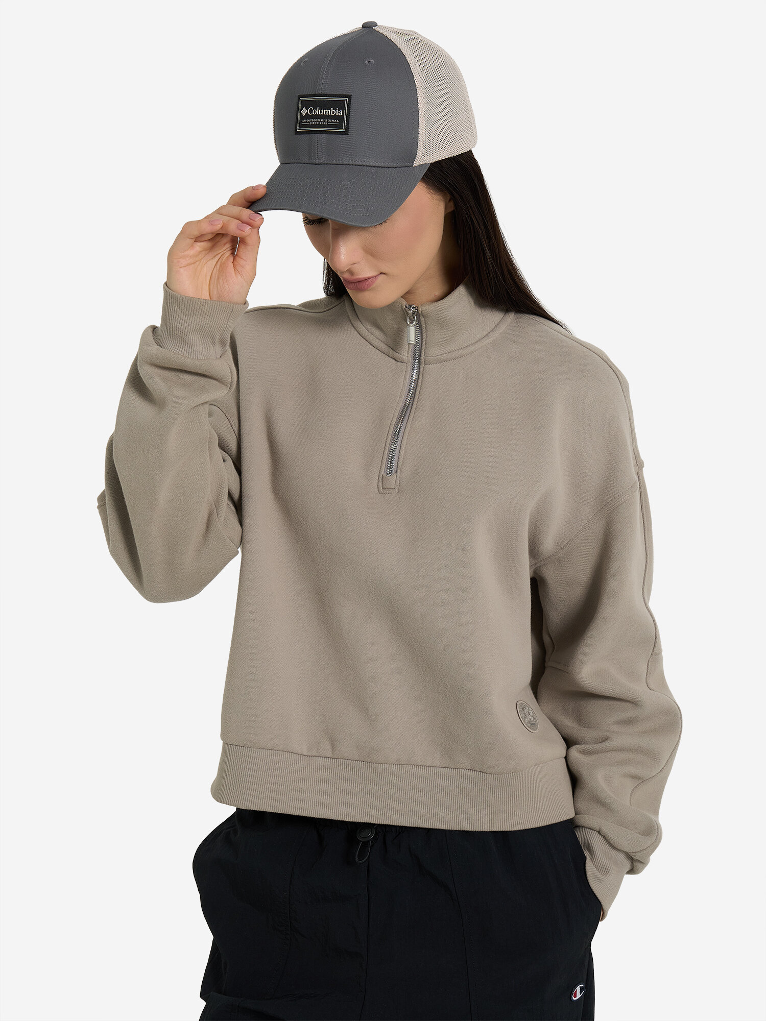 Бейсболка Columbia для мужчин и женщин, размер L/XL, серый — фото 1