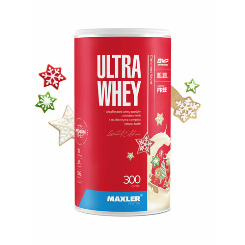 Протеин сывороточный для мужчин и женщин Maxler Ultra Whey 300г Имбирный пряник