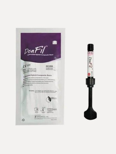 Изображение товара Денфил Рефил (Denfil), A2, шприц, 4г, композитный светоотверждаемый материал, Вериком