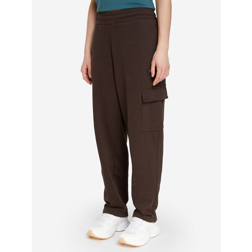 фото Брюки fila women's urban loose pants, размер 46-48, темно-коричневый