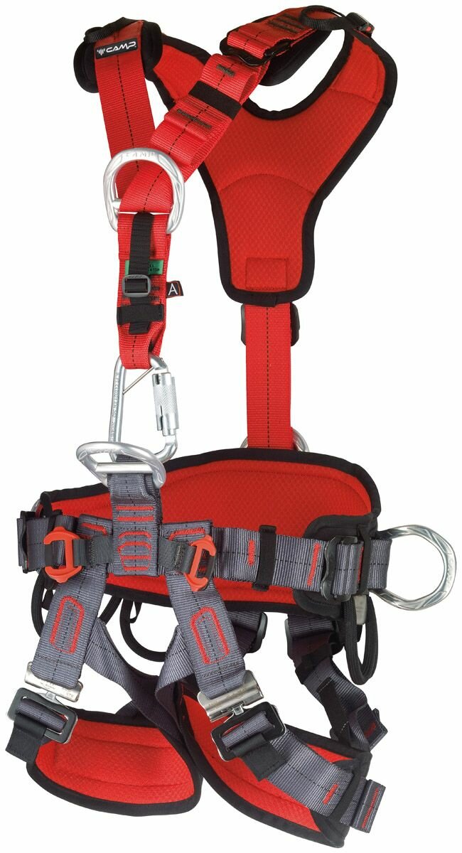 Привязь страховочная Camp GT XT цвет красный, размер S-L, вес 2 кг