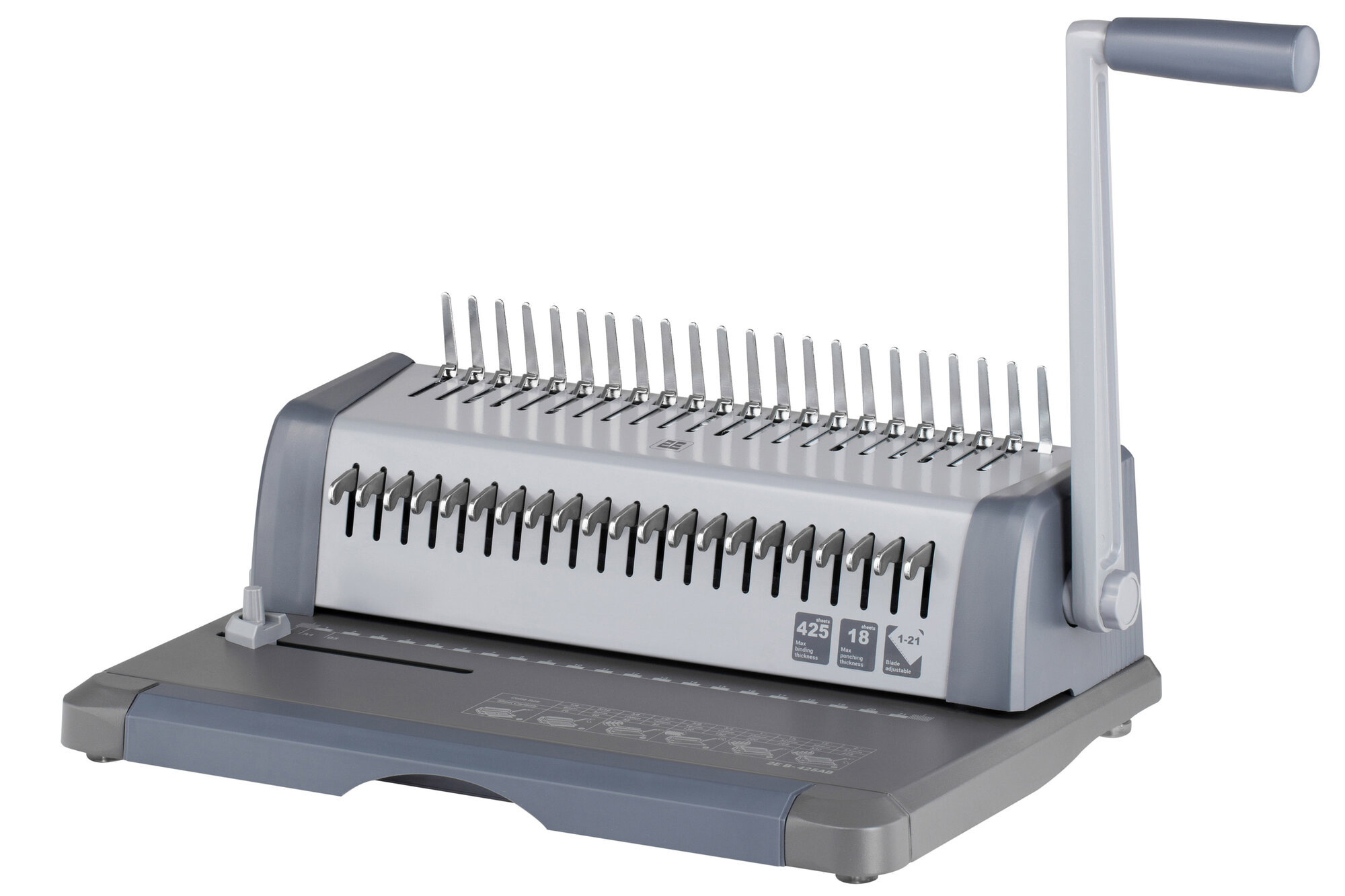 Машина для переплета документов 2E B-425AB, настольная, для офисного переплёта, формат A4,