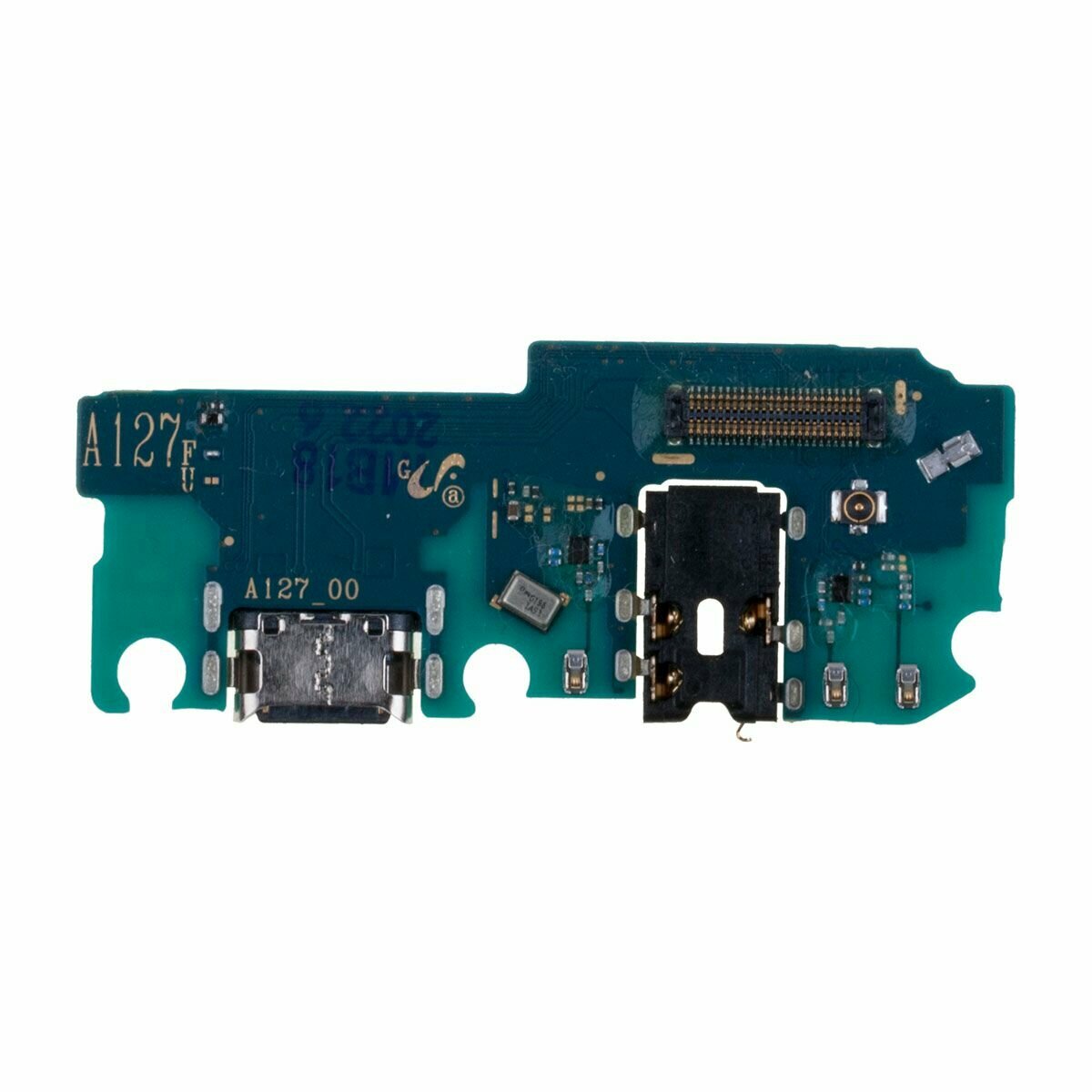 Плата нижняя для Samsung SM-A127F (Galaxy A12 Nacho) на системный разъем, разъем гарнитуры и микрофон (OEM)