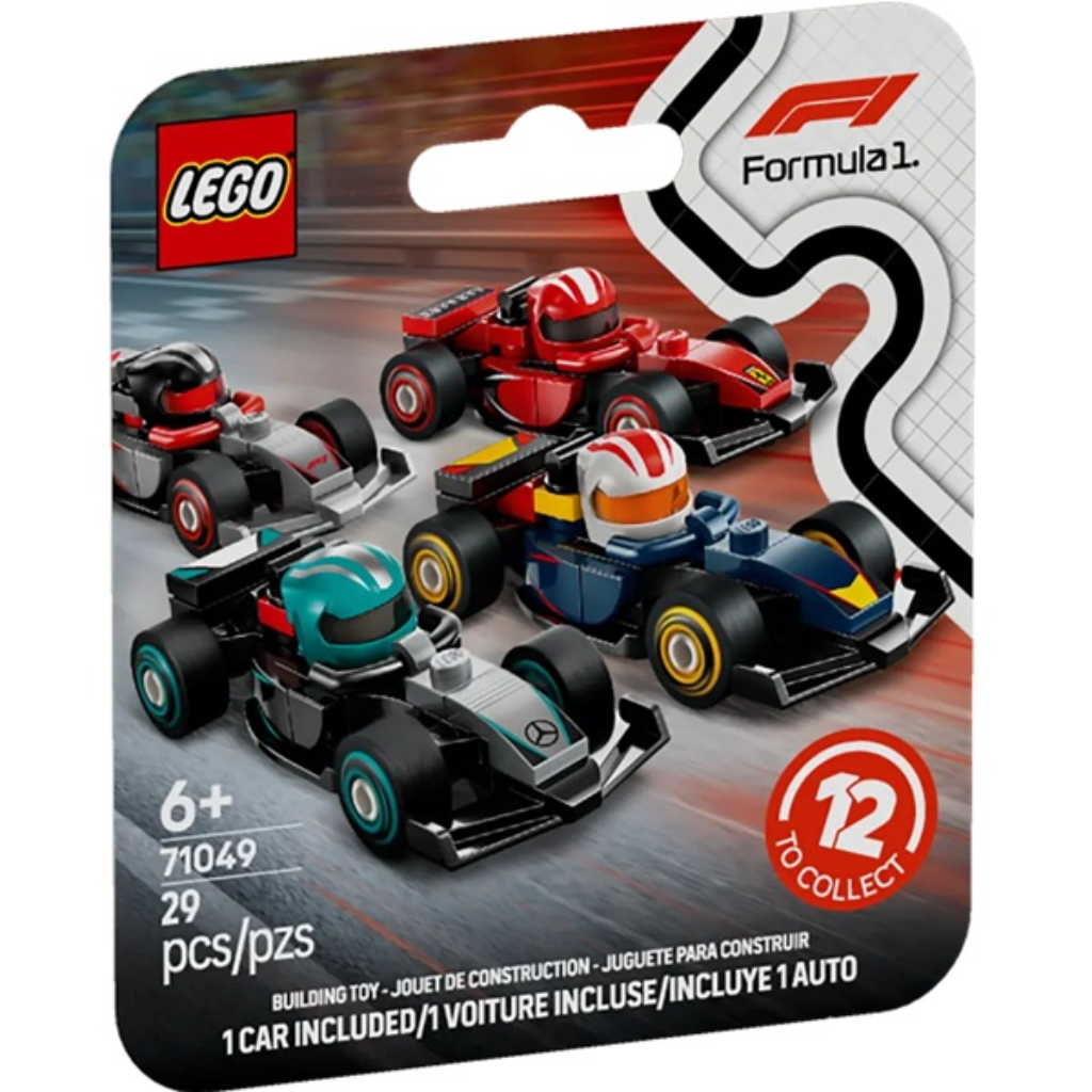 Конструктор LEGO F1 Collectible Race Cars 71049, полный комплект из 12 минифигурок