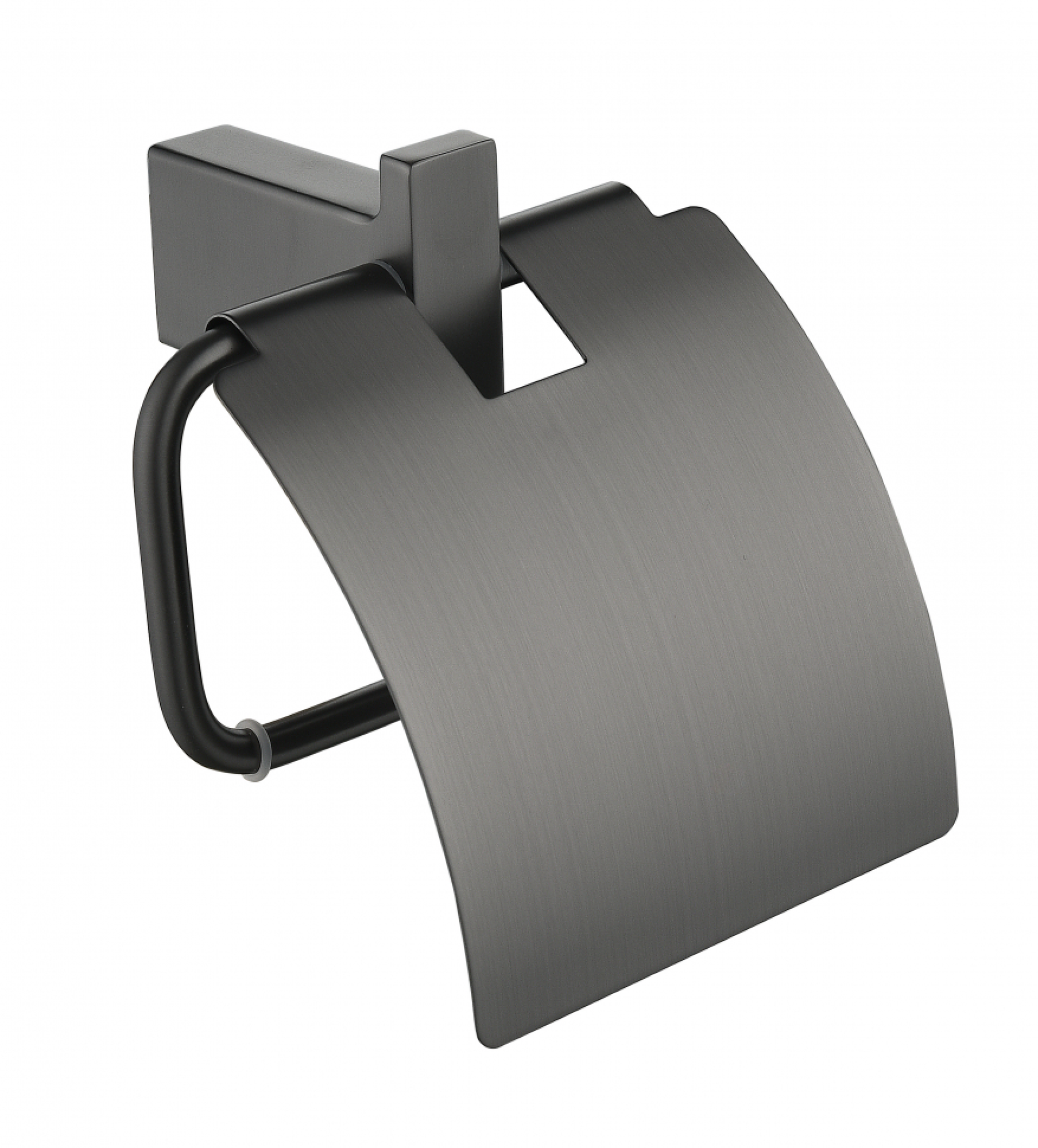 Настенный бумагадержатель с крышкой Grocenberg AC0029BG, материал латунь