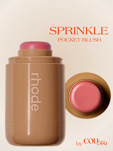 Изображение товара RHODE кремовые румяна Pocket Blush оттенок Sprinkle - pearly warm pink