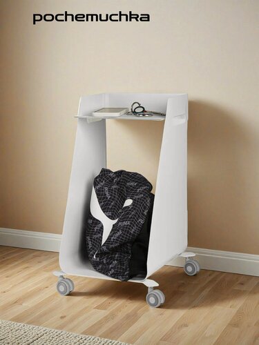 Изображение товара Подставка-Органайзер на Колесиках, Универсальная - Белая