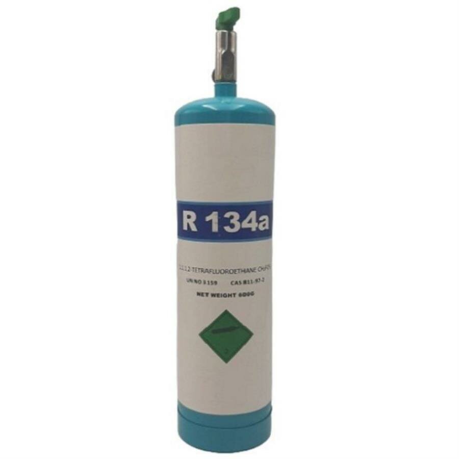Газ R134a баллон 600 грамм (фреон, хладон, хладагент) с краном