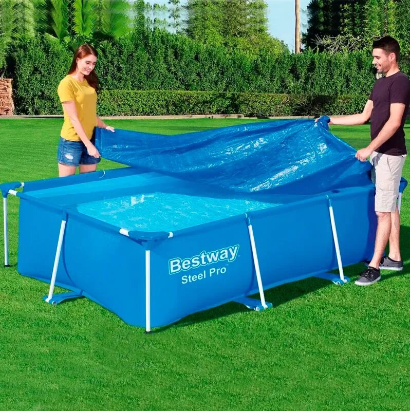 тент BESTWAY для бассейна 304х205см прямоугольный - фото №14