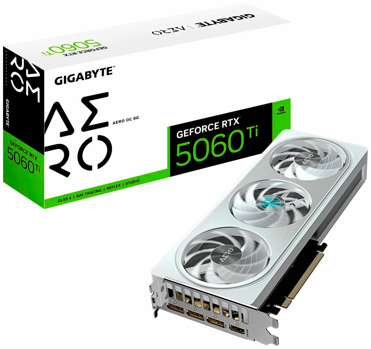 Видеокарта Gigabyte GeForce RTX 5060 Ti AERO OC 8GB (GV-N506TAERO OC-8GD)