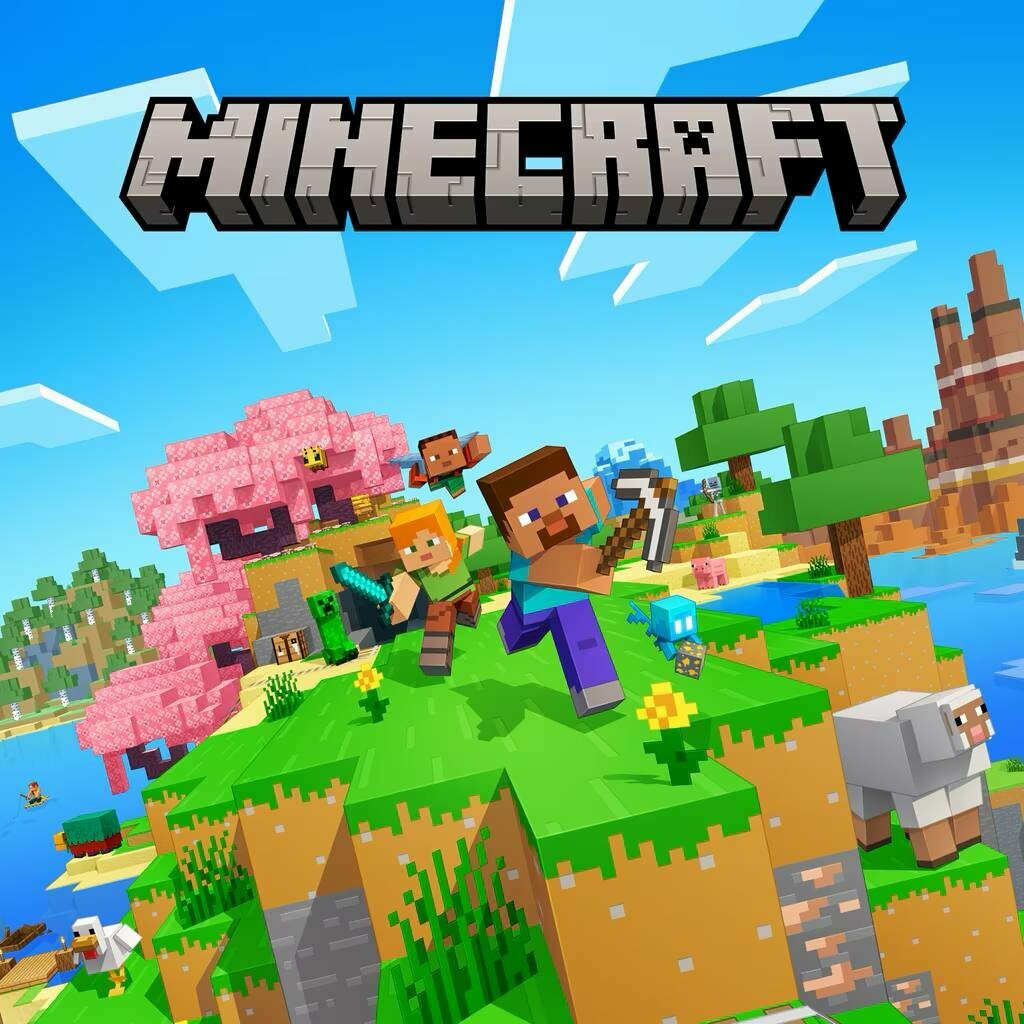 Игра Minecraft на PS4, PS5 (П3) Русские Субтитры, Цифровая Версия