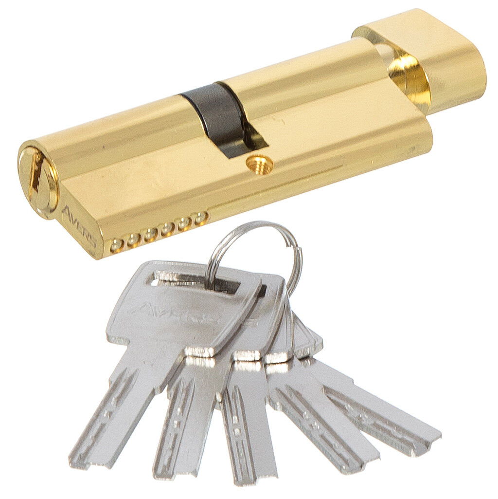 Цилиндровый механизм Avers ZM-80-C-G 21988 80 мм цвет золото 40/40