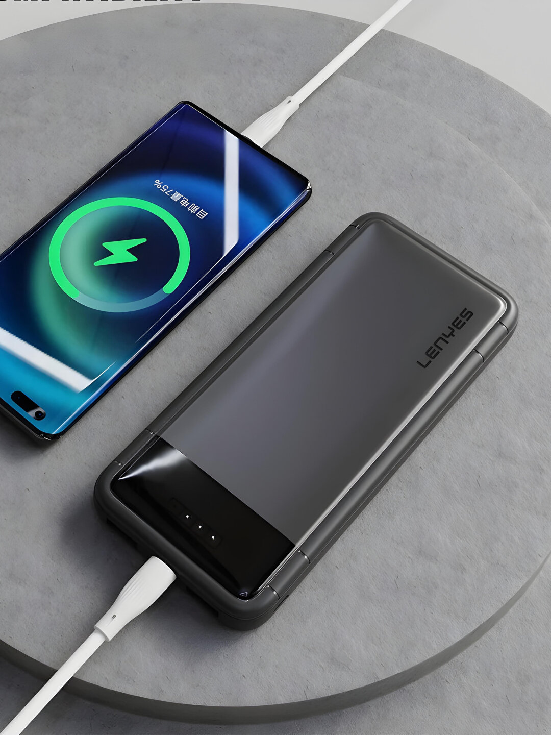 Портативный аккумулятор Lenyes PX133P, LED-индикация, 10 000mAh — фото 1