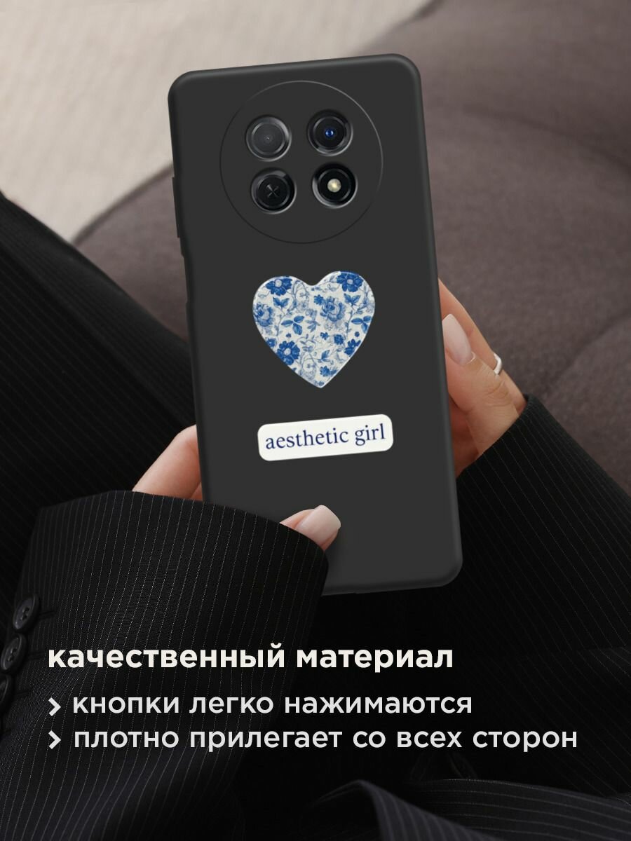 Чехол на Huawei Nova Y91 / Хуавей Нова Y91 с принтом "Aesthetic girl 2" — фото 1