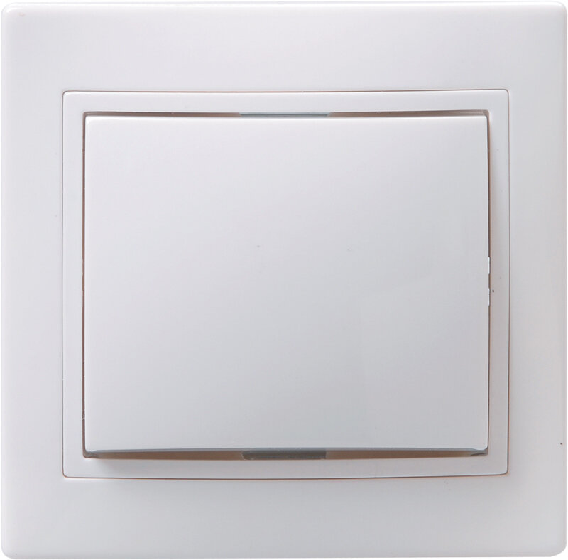 Выключатель IEK KVARTA, одноклавишный, 10А, белый