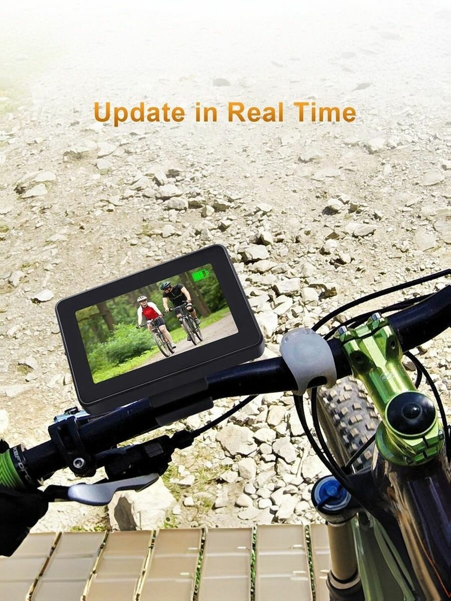 Велосипедная камера заднего вида 1080P с 4,3-дюймовым монитором