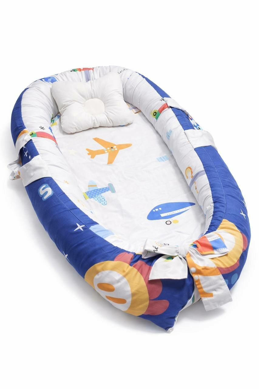 Кокон, гнёздышко для новорождённого, матрац с подушкой для младенцев