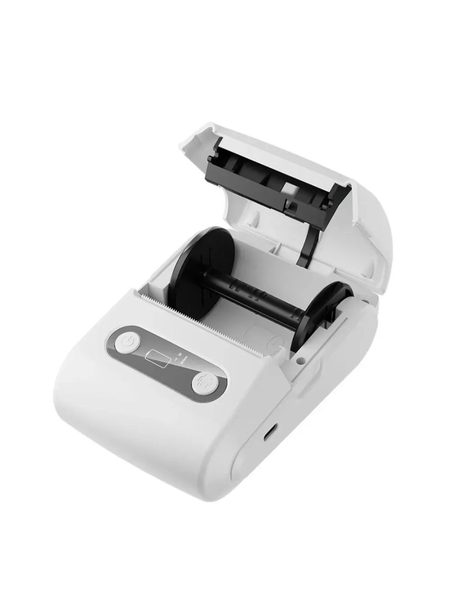 Термопринтер, принтер для печати этикеток B1 мини, черный — фото 1