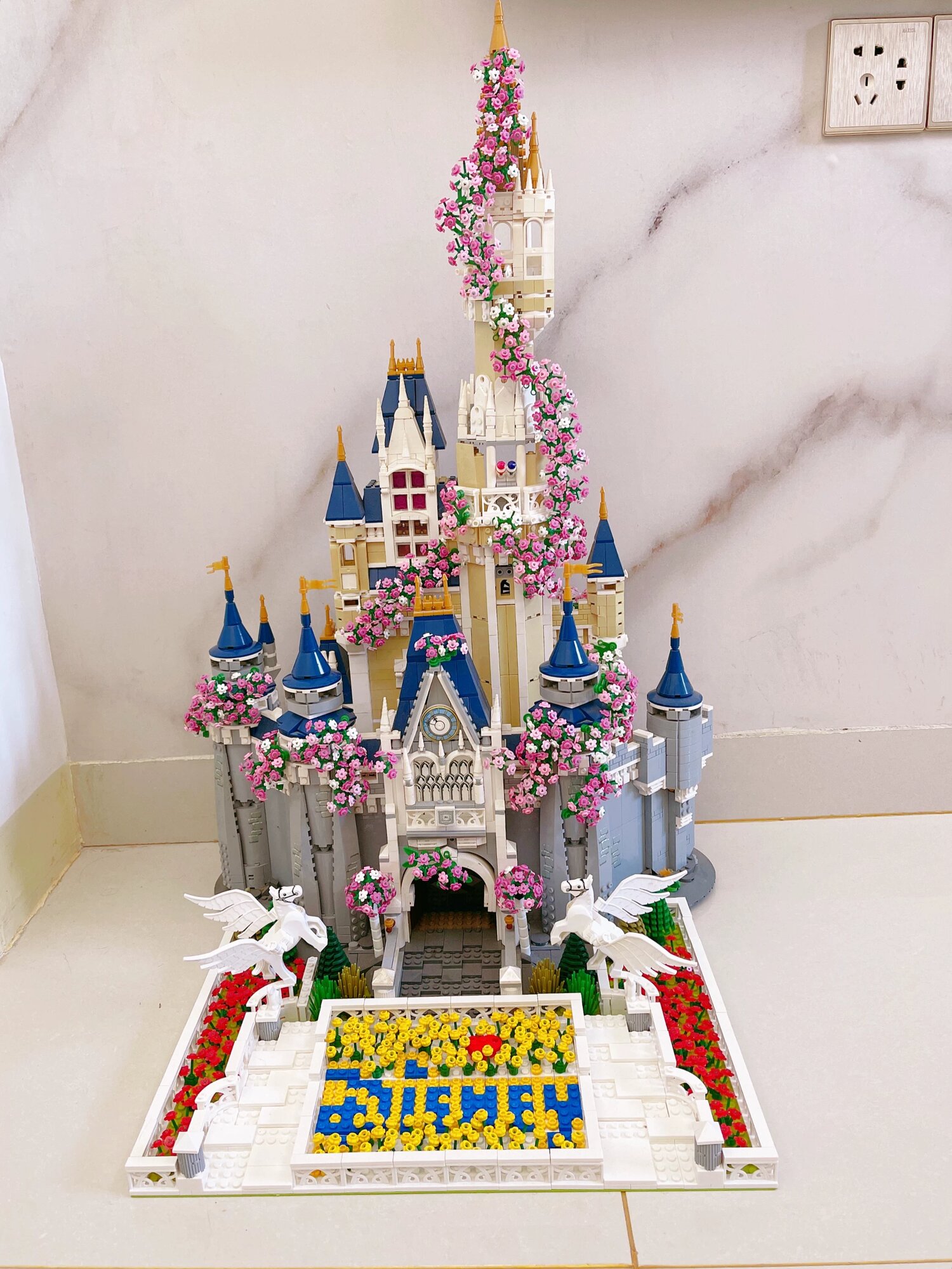 Набор расширения с садом для модульного набора LEGO Disney Castle 71040 - аксессуары для цветов и растений