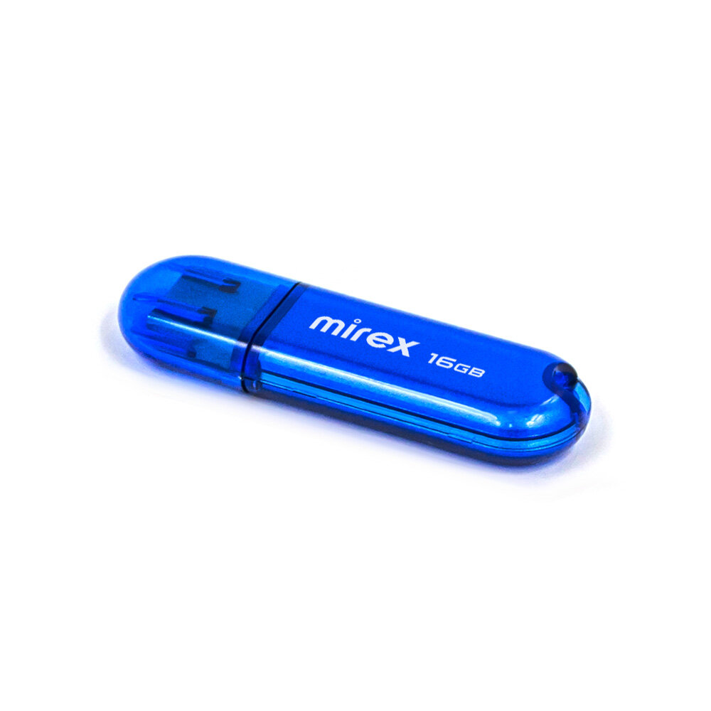 Накопитель USB 2.0 16GB Mirex синий - фото №3