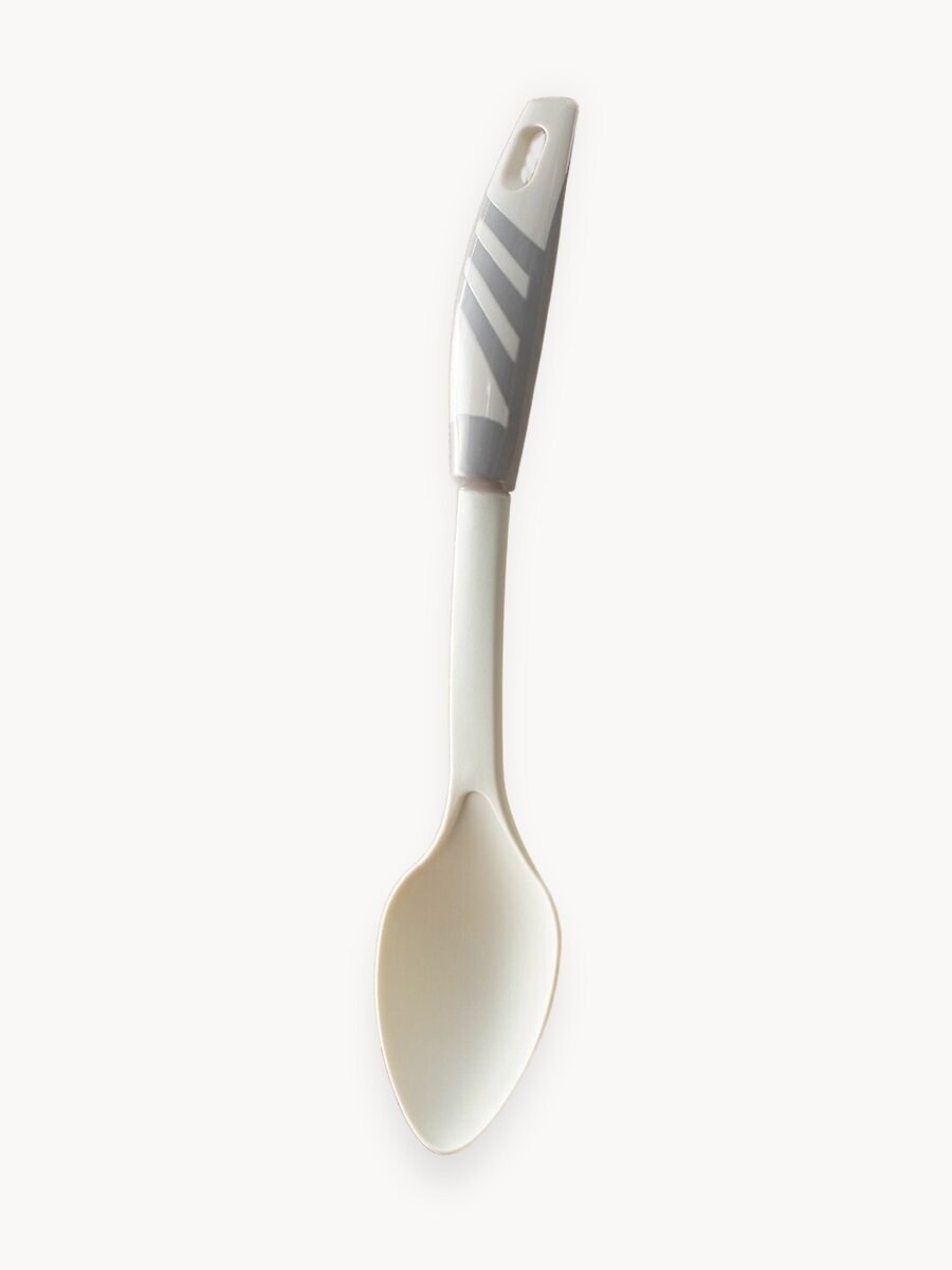 Ложка кулинарная MADAME COCO, пластиковая, длина 32см, серая