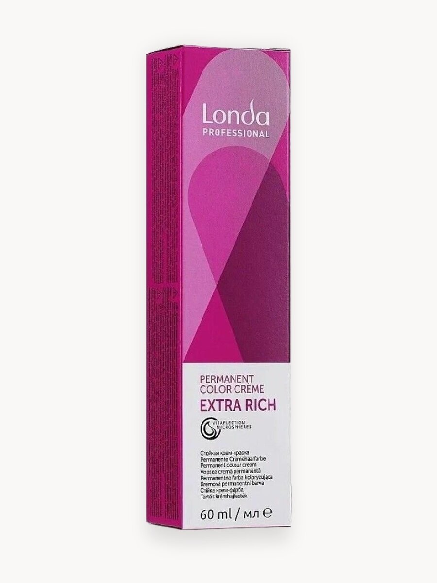 Londa Professional Permanent Color 7/0 Стойкая крем-краска для волос - Блонд, 60 мл