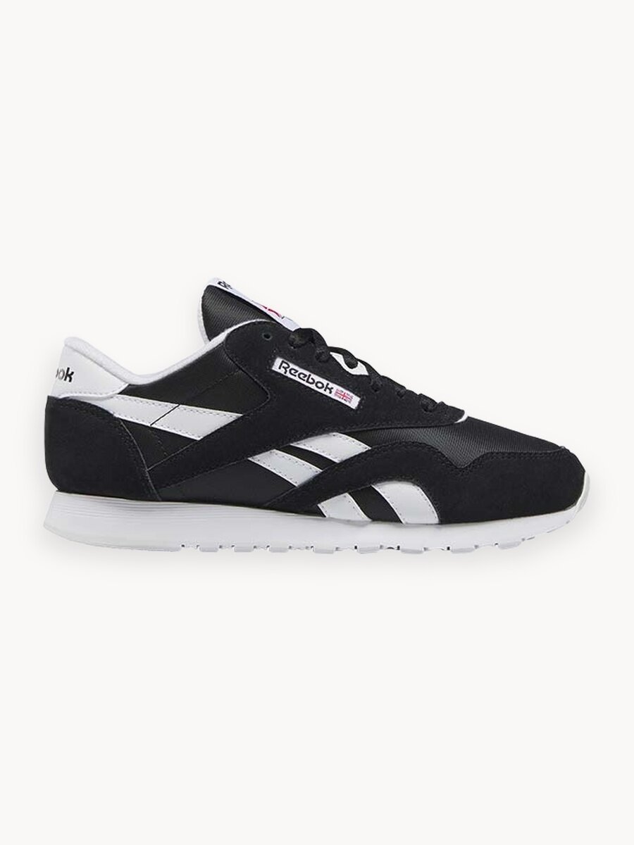 Кроссовки Reebok CL Nylon, размер 7 US, черный/белый