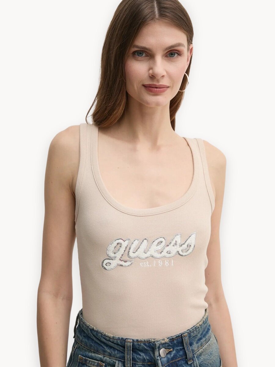 Майка Chenille Logo Tank Top Rib