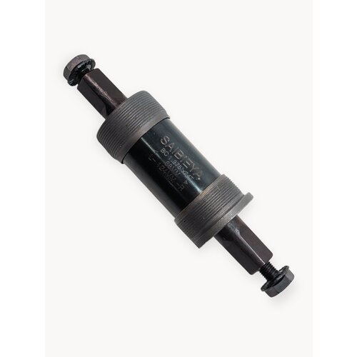 Каретка картридж под квадрат для велосипеда SAIBIEYA Длина L-124мм. / L-68 мм. сталь промышленные подшипники