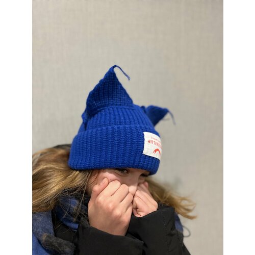 фото Шапка , размер onesize, синий bitterlylove