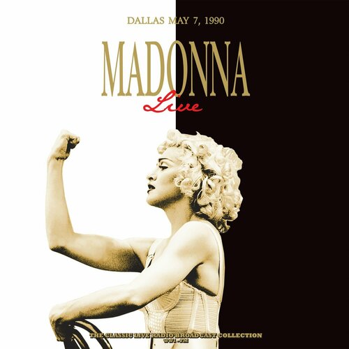 виниловая пластинка madonna live in dallas 1990 gold marble vinyl 2lp Виниловая пластинка Madonna. Live In Dallas 1990. Grey Marble (2 LP)