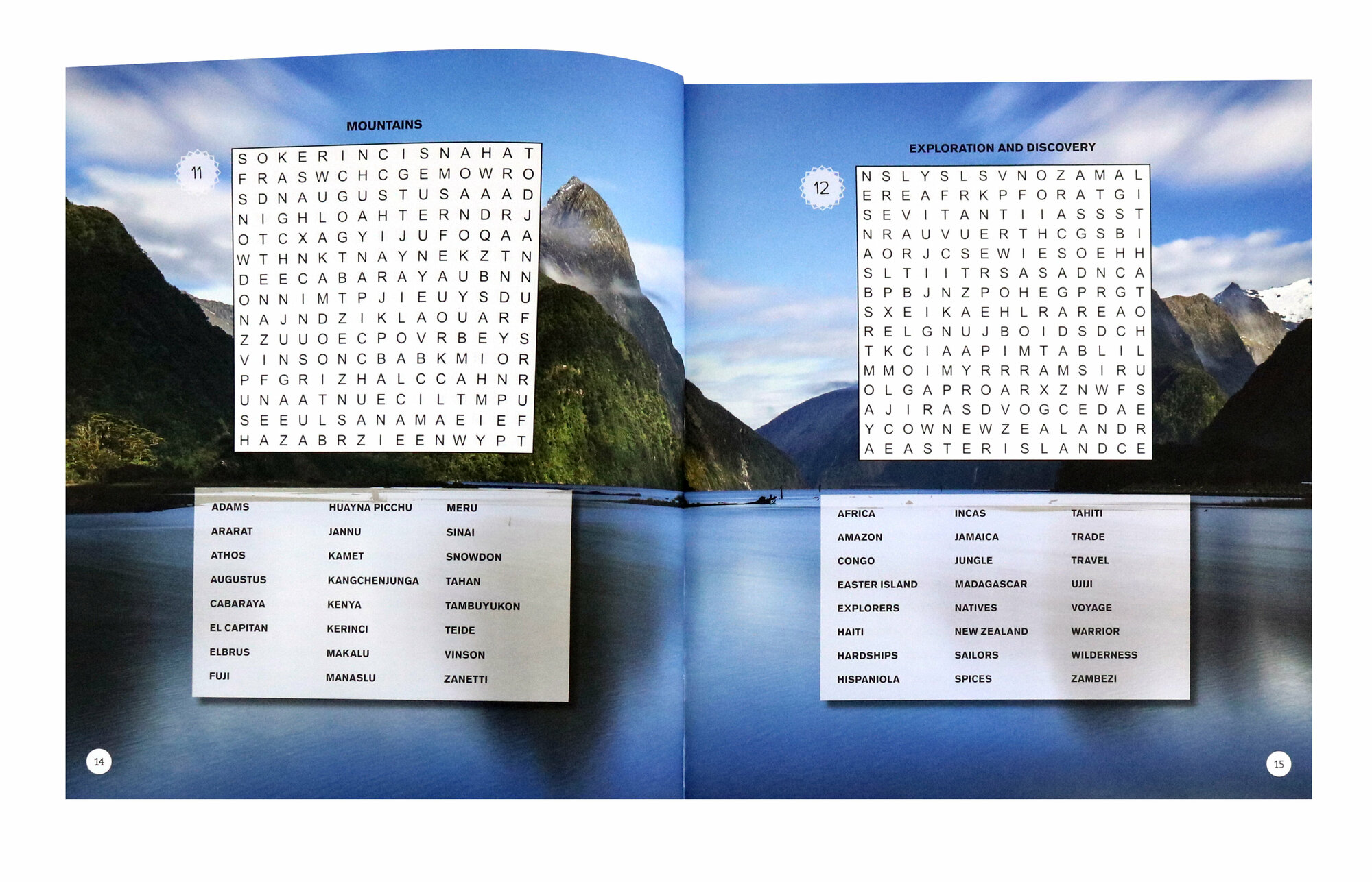 Peaceful Puzzles Wordsearch. Let This Delightful Collection Transport You to a Calm Place - фото №2