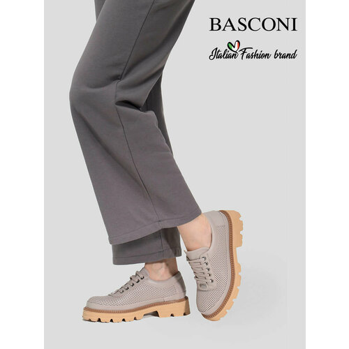 Полуботинки BASCONI, размер 39, лиловый полуботинки дерби basconi размер 39 черный