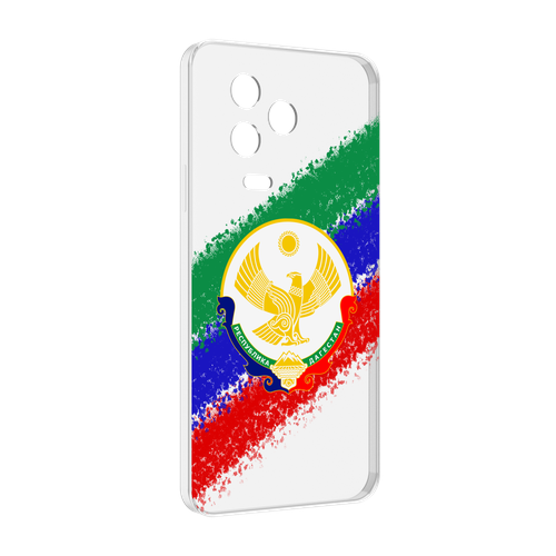 Чехол MyPads герб флаг Дагестана для Infinix Note 12 2023 (X676C) задняя-панель-накладка-бампер