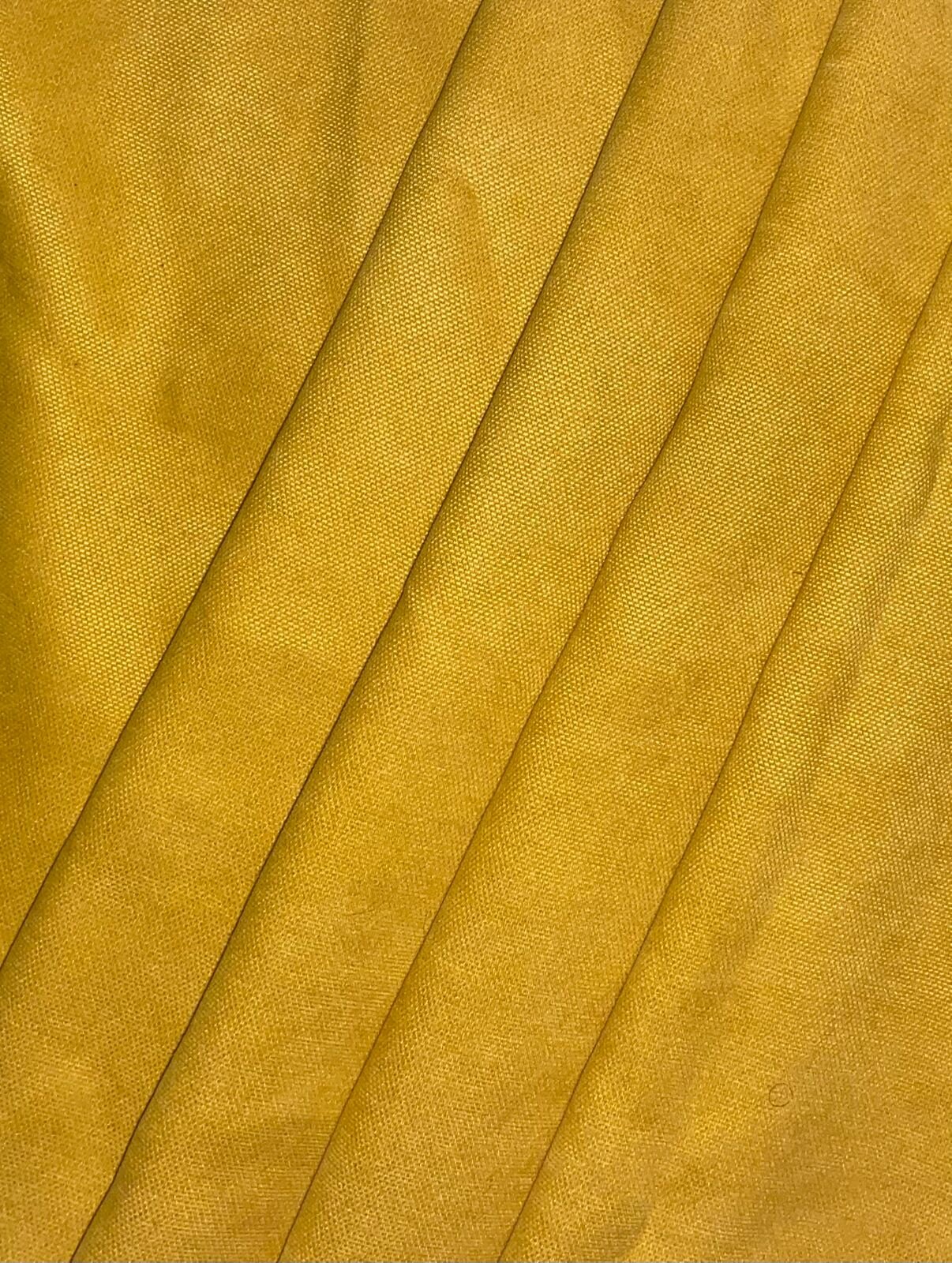 фото "Желтый канвас" - ткань на отрез для штор от 1 метра