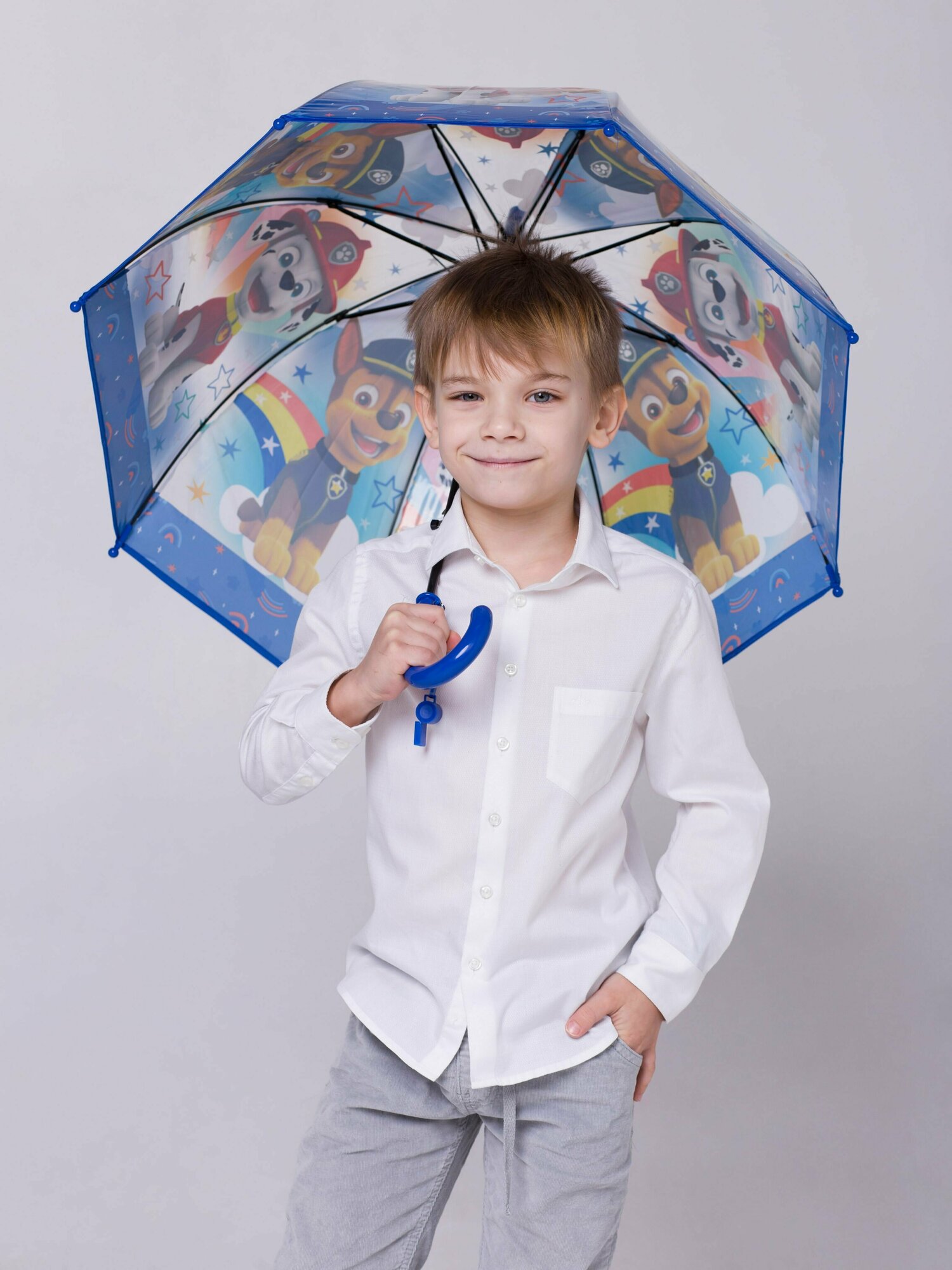 Зонт-трость GALAXY OF UMBRELLAS, синий/красный — фото 1