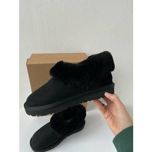 фото Угги мокасины, размер 36, черный без бренда