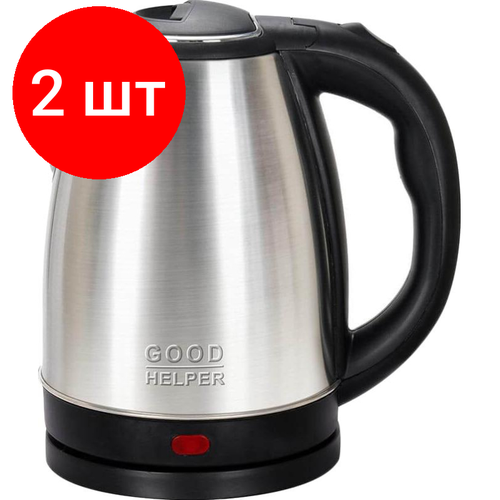 Комплект 2 штук, Чайник электрический GOODHELPER KS-18B02 goodhelper ks s04 белый