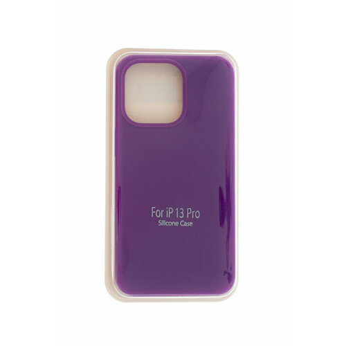 Чехол-накладка для iPhone 13 Pro VEGLAS SILICONE CASE NL закрытый фиолетовый (45)