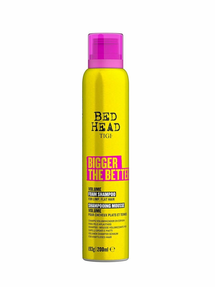 TIGI BED HEAD Bigger The Better Шампунь-мусс для объема волос (200 мл)