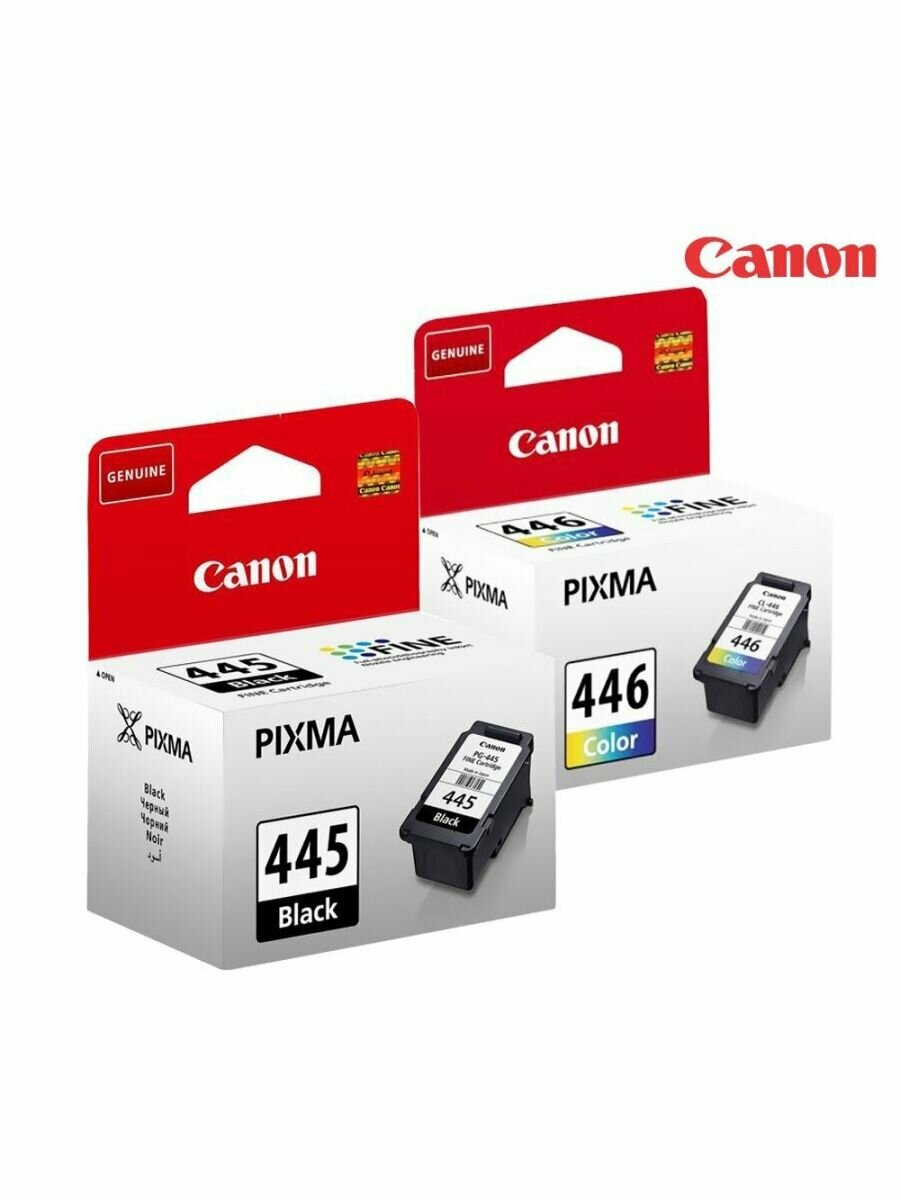 Комплект струйных картриджей Canon PG-445 черный + CL-446 цветной