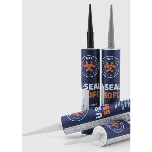 Герметик шовный, полиуретановый,550 U-Seal 550FC черный, 310мл