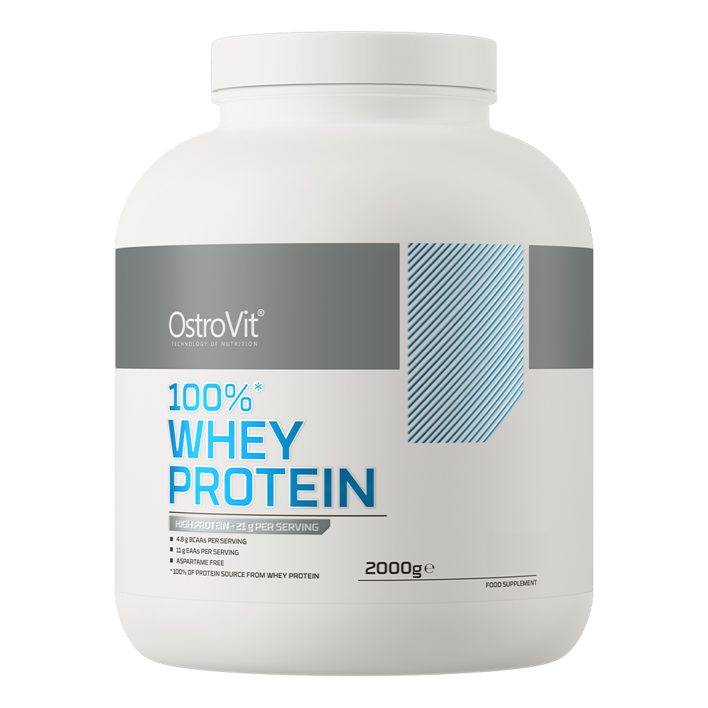 OstroVit 100% Whey Protein 2000 гр (OstroVit) Клубника со сливками